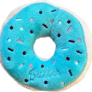 Butter Super Soft Plush Colorful Sprinkle Donut Rattle Baby Toy